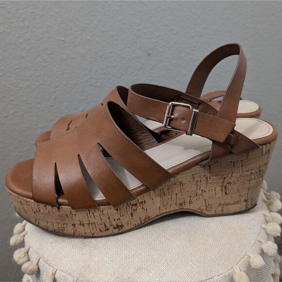 Charlotte Russe Shoes - Charlotte Russe Brown Strappy wedges